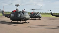 Fuerza Aérea recibe cuatro helicópteros de Taiwán