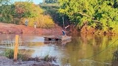 Buscan a joven desaparecido tras caer de balsa en Río Aquidabán