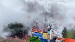 Incendio en depósito de químicos genera fuga tóxica y bloqueo total en la avenida Boggiani