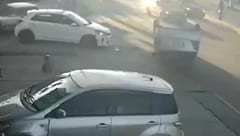 Maniobra imprudente provoca triple choque y vuelco en Eusebio Ayala