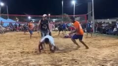 Pelea tras partido de piki vóley en Concepción