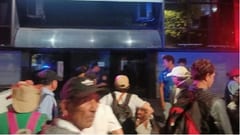 Adultos mayores protestan sobre Mariscal López