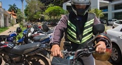 Aumentan accidentes con motos de plataformas y delivery
