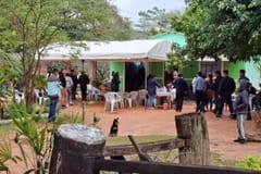 Despidieron a los policías asesinados en Naranjito entre pedidos de justicia
