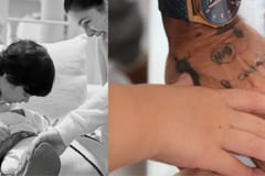 Nadia Ferreira y Marc Anthony presentan a Myla, su segunda hija