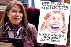 Revista francesa publica una caricatura sobre Celeste Amarilla