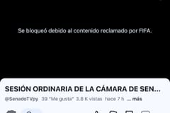 YouTube bloqueó transmisión del Senado por reclamo de la FIFA