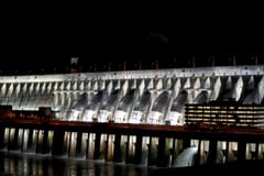 Itaipú apagará por un año su iluminación monumental