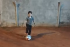 Blasito, el niño profe que enseña fútbol en TikTok