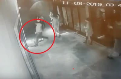 Joven sufre fuerte golpe a traición en bar de Villa Morra