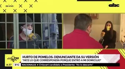 Procesado se llevó más que pomelos, asegura afectado