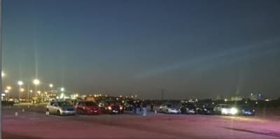 Autoteatro Show en la Costanera a bocinazos