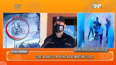 Maleantes roban motocicleta a punta de machetillo