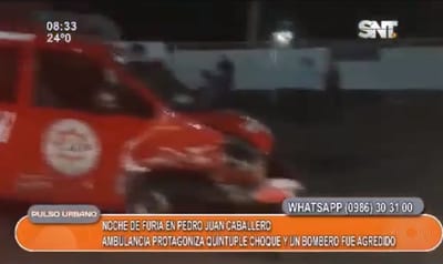 Accidente, amputación, choque de ambulancia y más en Pedro Juan