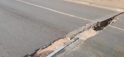 Inician trabajos de reparación de grieta en viaducto de Limpio
