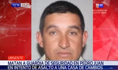 Matan a guardia de seguridad en intento de asalto a casa de cambios