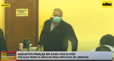 Fiscalía pide 10 años de prisión para Oscar González Daher y su hijo