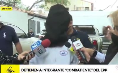 Detienen a “combatiente” del EPP