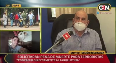 Presentarán enmienda para aplicar la pena de muerte