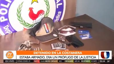 Detienen a sospechoso de asesinato en la Costanera de Asunción