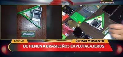 Detienen a tres brasileños y dicen que son expertos en explotar cajeros