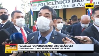 Velázquez plantea pedir compensación a Brasil por deuda “ilegal” de Itaipu