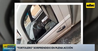 Detienen a “tortolero” luego de ser hallado en camión de mercaderías