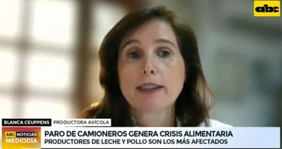 Productores avícolas y lácteos sufren millonarias pérdidas por paro, aseguran
