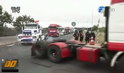Camioneros seguirán movilizados a pesar de medida del Ejecutivo