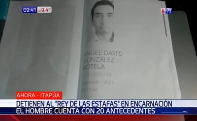 Detienen al considerado como el “rey de la estafa”