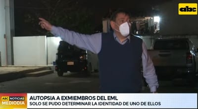 Fiscalía sigue sosteniendo que abatido es hijo de Alejandro Ramos