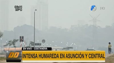 Humareda cubre Asunción y Central a consecuencia de incendios