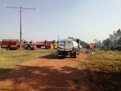 Reportan incendio en cercanías del Rubén Dumot