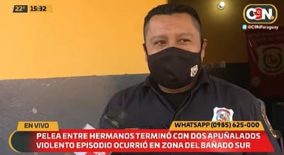 Gresca entre hermanos termina con dos heridos y uno detenido