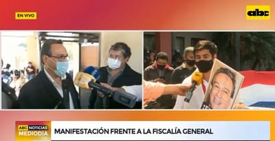 Piden imputación de Hugo Javier González en manifestación