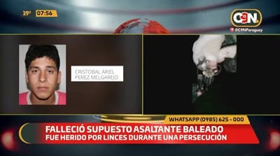 Joven muere tras ser herido por agentes Lince en persecución