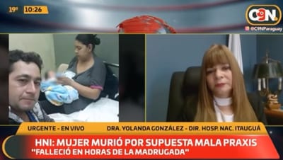 Denuncian por mala praxis al Hospital Nacional tras muerte de mujer