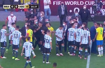 Argentina se retira del clásico sudamericano tras irrupción de autoridad sanitaria