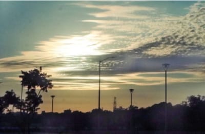 Anuncian viernes caluroso con chaparrones