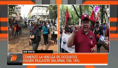 Paro docente entra en cuarto intermedio hasta el lunes