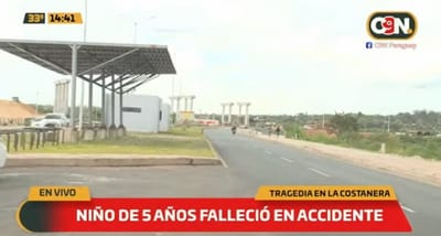 Niño de cinco años fallece tras ser arrollado en Costanera Norte