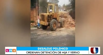 Ordenan detención de hija y yerno de la mujer desalojada en Capiatá