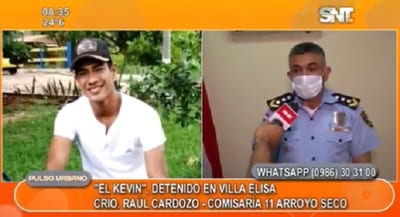 Detienen a sospechoso de asalto a quinielera ocurrido en Villa Elisa