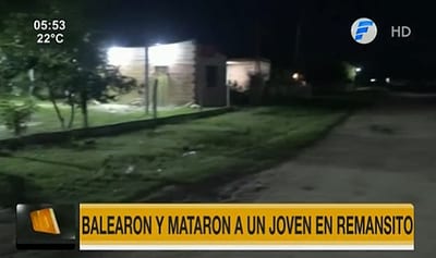 Joven muere baleado en Remansito