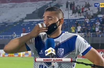Aldama rompe en llanto luego de enviar a su club a Intermedia