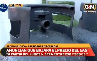 Confirman reducción del precio del gas