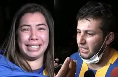 Llanto y desconsuelo embarga a hinchas de Luqueño