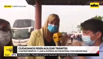 Inesperado escrache de periodista a colega en vivo