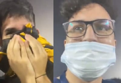 Hinchas “infiltrados” aguantaron el grito de campeón y son virales