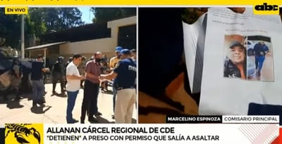 “Detienen” a preso que usaba permiso para asaltar